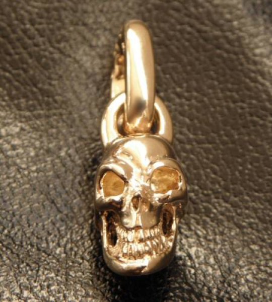 画像5: 10k Half Single Skull Pendant (5)