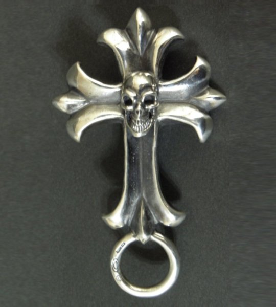 画像2: Skull On Gothic Cross Key Keepers (2)