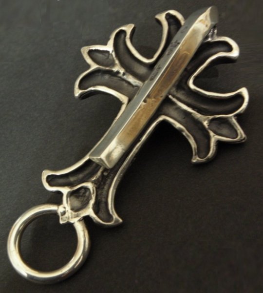 画像3: Skull On Gothic Cross Key Keepers (3)