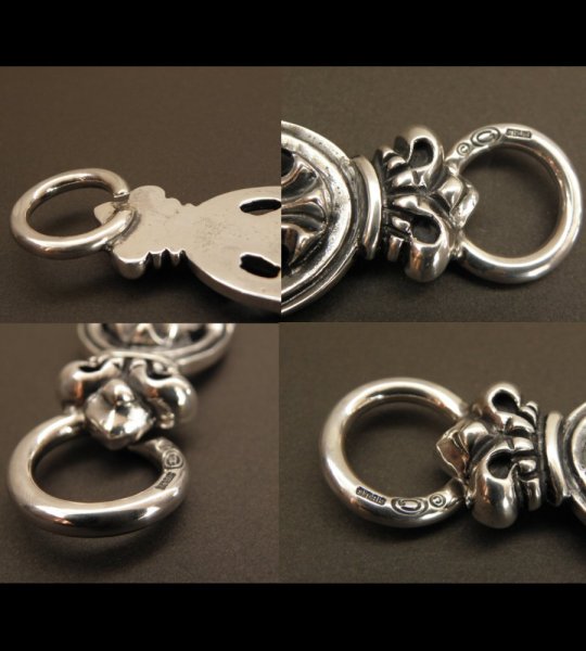 画像4: Sculpted Oval With Crown Loop Hook Keeper (4)