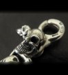画像4: Skull on clip with H.W.O key ring (4)