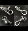 画像9: Skull on clip with H.W.O key ring (9)