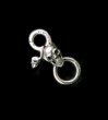 画像1: Skull on clip with O-ring (1)