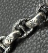 画像13: Skull on clip with maltese cross H.W.O & chiseled anchor key ring (13)