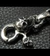 画像20: Skull on clip with maltese cross H.W.O & chiseled anchor key ring (20)