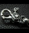 画像15: Skull on clip with maltese cross H.W.O & chiseled anchor key ring (15)