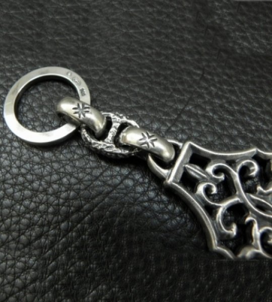 画像3: Half Size Arabesque With H.W.O Maltese Cross H.W.O, Chiseled Anchor Chain & Key Ring (3)