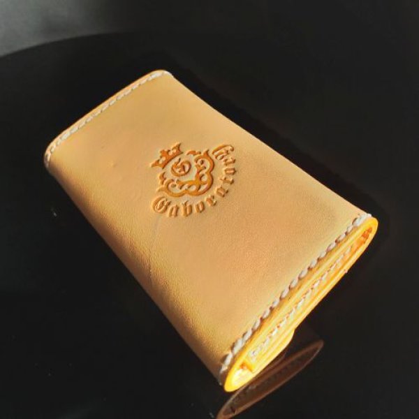 画像2: Saddle Leather Key Case [Natural] (2)