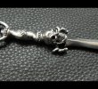 画像16: Skull On Dagger With 2Bolo Neck 4Skulls Braid Leather Necklace (16)