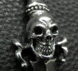 画像13: Skull On Dagger With 2Bolo Neck 4Skulls Braid Leather Necklace (13)