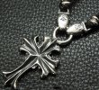 画像8: Quarter grooved cross with Quarter 2bulldogs braid leather necklace (8)