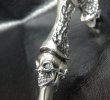 画像3: Half Hammer Cross With 2Skull & Double Face Dagger Necklace (3)