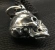 画像4: Large Skull Pendant With Braid Leather Necklace (4)