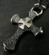 画像4: Hammer Cross With Braid Leather Necklace (4)