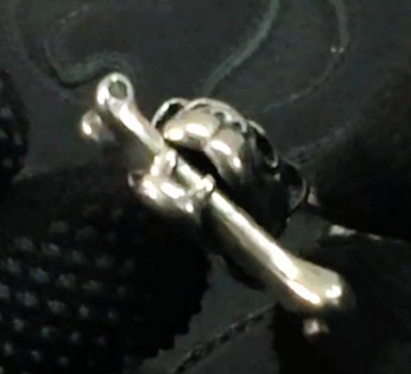 画像4: Half Old Bulldog With Bone braid Leather Necklace (4)