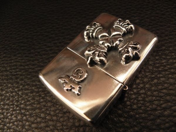 Gaboratory G Crown & 4heart Crown Cross On Zippo