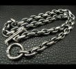画像4: Half Small Oval Chain & Half T-bar Necklace (4)