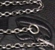 画像8: Half Small Oval Chain & Half T-bar Necklace (8)