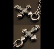 画像2: Gaborartory Quarter FT Cross With 2Quarter Skulls & 6Chain Necklace (2)