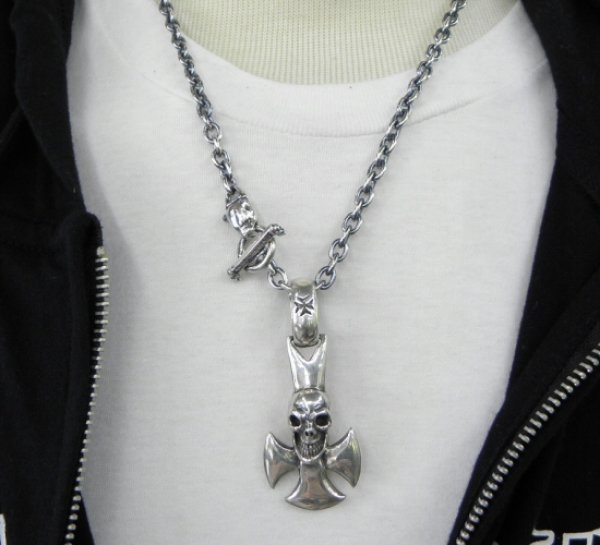 画像4: 6Chain With 1/8 Panther & 1/8 T-bar Necklace (4)