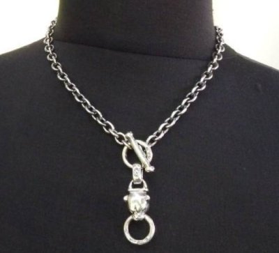 画像2: Half panther with O-ring & 7chain necklace