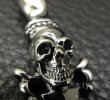 画像12: 1/3 Skull On Dagger With 2 Quarter Skulls & 7 Chain Links Necklace (12)