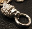 画像9: Medium Platinum Finish Lion With Quarter 10k Gold H.W.O & Anchor Chain Links Necklace (9)