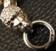 画像6: Medium Platinum Finish Lion With Quarter 10k Gold H.W.O & Anchor Chain Links Necklace (6)