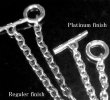 画像5: 4.7Chain & 1/8 T-bar Necklace (Platinum Finish) (5)