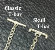 画像4: 7Chain & Half T-bar Necklace (Platinum Finish) (4)
