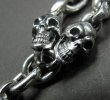 画像7: 1/6 Skull & Half Small Oval Links Necklace (7)