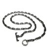 画像1: 4.5mm Marine Chain & 1/16 T-bar Necklace (1)