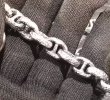 画像5: All Quarter Chiseled Anchor Links Necklace (5)