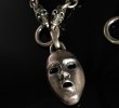 画像13: Face With Quarter 2 Skulls & 7Chains Necklace (13)