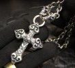画像3: Quarter 4 Heart Chiseled Cross With Half 2 Skulls Chain Necklace (3)