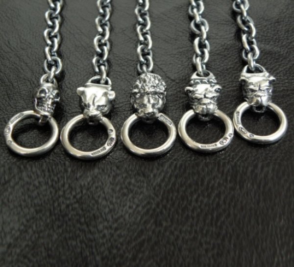 画像5: 6Chain With 1/8 Skull & 1/8 T-bar Necklace (5)