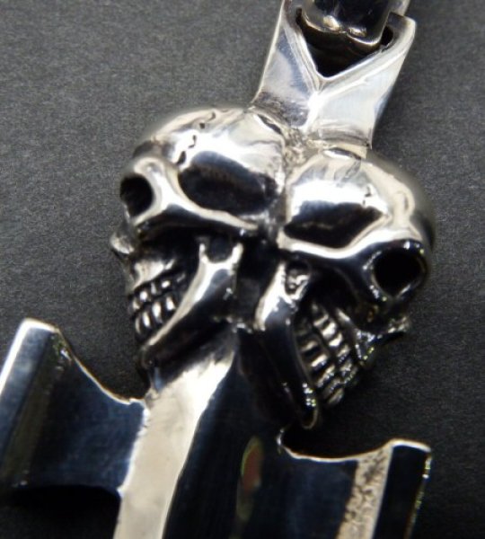 画像5: Double Skull Dagger Square Bottom & H.W.O Pendant (5)