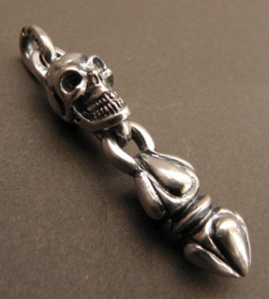 画像3: Single Skull With Noodle Pendant (3)
