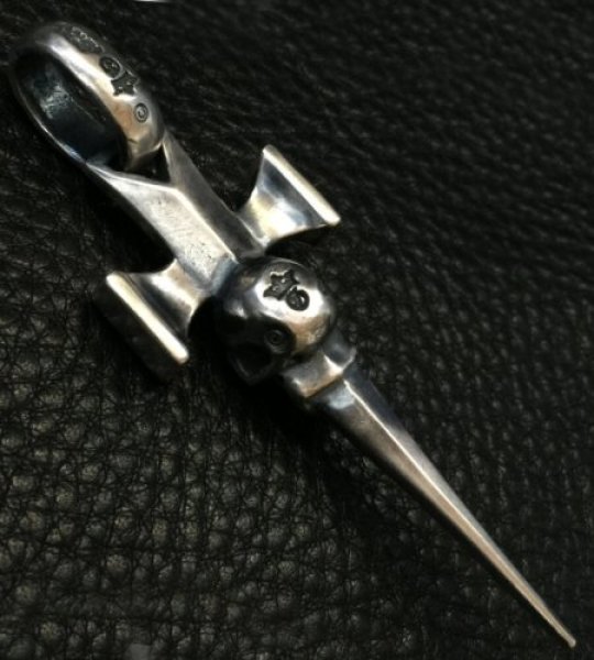 画像9: Single Skull Dagger Square Bottom & H.W.O Pendant (9)