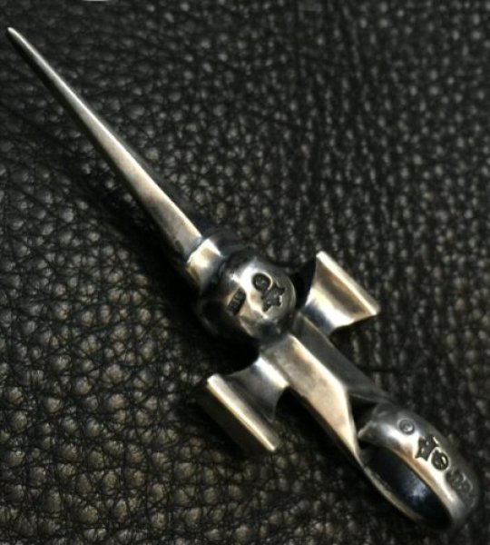画像8: Single Skull Dagger Square Bottom & H.W.O Pendant (8)