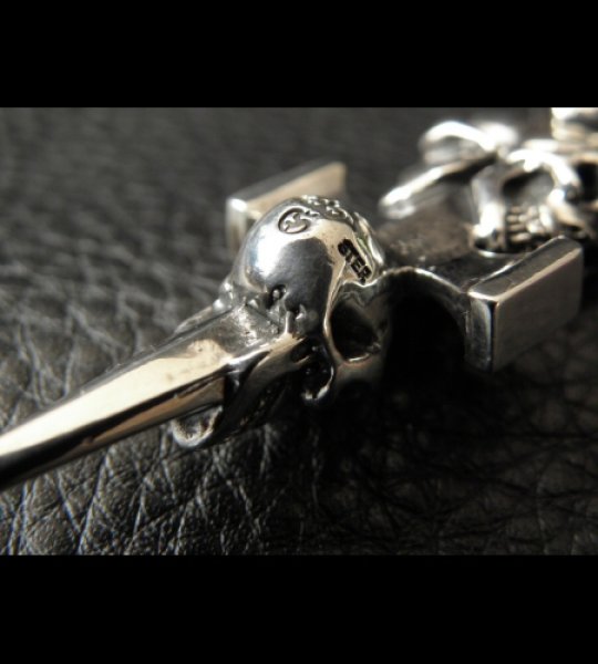 画像12: Half Triple Skull Dagger Square Bottom & H.W.O Pendant (12)