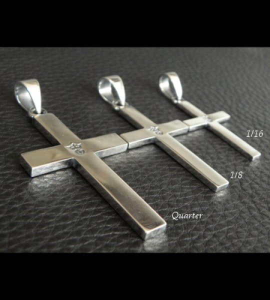 Gaboratory G&Crown Plain Cross Pendant [Full , Half , Quarter]