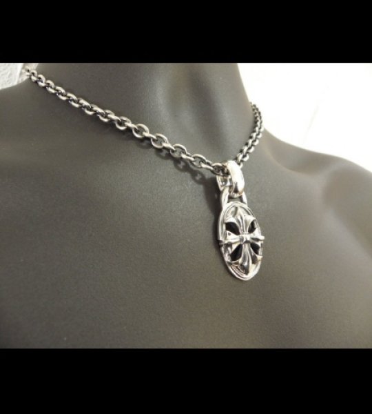 画像6: Half Cross Oval With H.W.O Pendant (6)