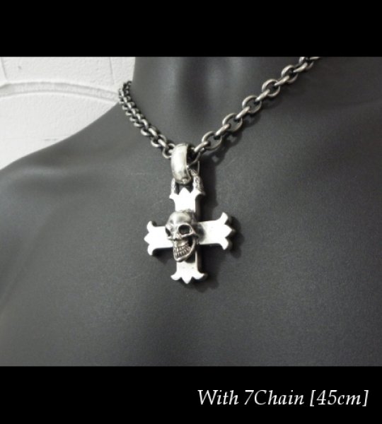 画像10: Skull On Constantin Cross & H.W.O Pendant (10)