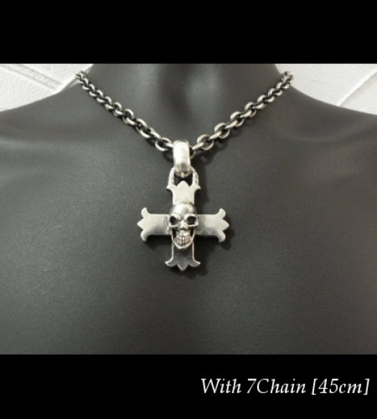 画像9: Skull On Constantin Cross & H.W.O Pendant (9)