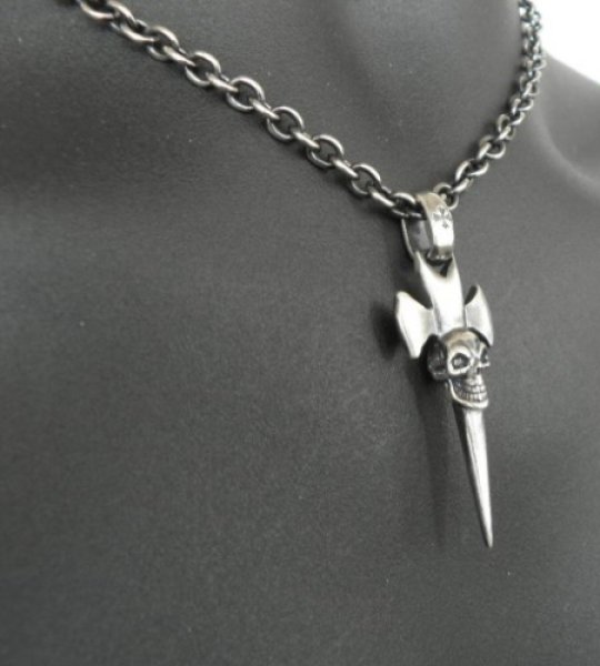 画像9: Quarter Single Skull Dagger Round Bottom & H.W.O Pendant (9)