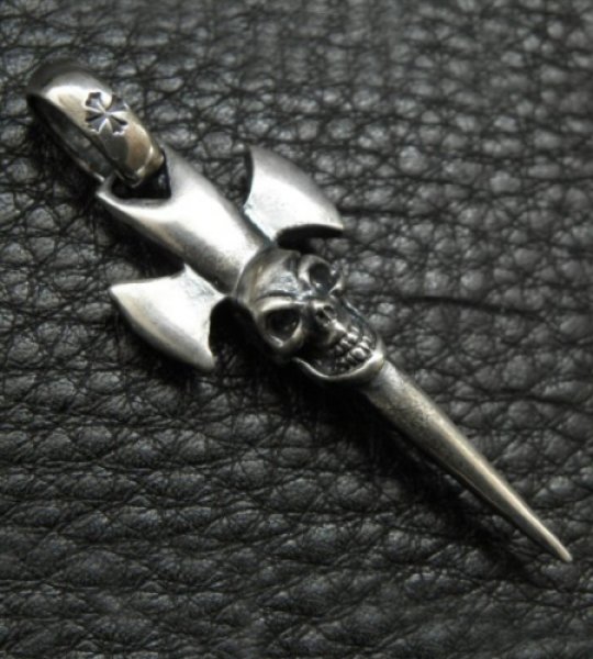 画像7: Quarter Single Skull Dagger Round Bottom & H.W.O Pendant (7)