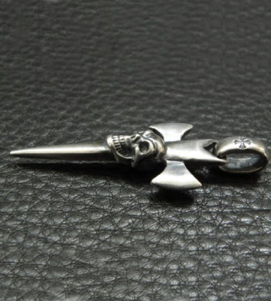 画像6: Quarter Single Skull Dagger Round Bottom & H.W.O Pendant (6)