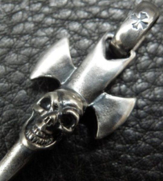 画像2: Quarter Single Skull Dagger Round Bottom & H.W.O Pendant (2)