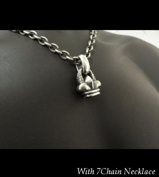 画像10: Crown Tip With Chiseled  Loop H.W.O Pendant (10)